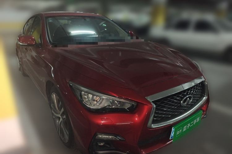Used Infiniti Q50L 2018 2.0T Elite Sport Version China V Standard Front Right 45 Deg