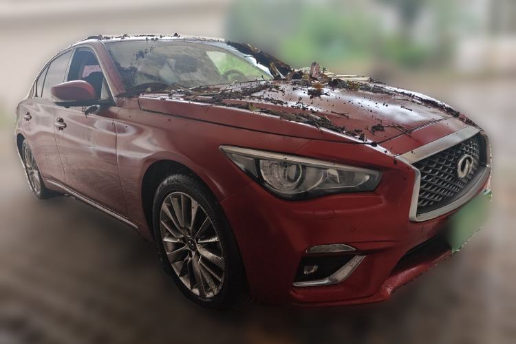 Used Infiniti Q50L 2018 2.0T Enjoyment Version China VI Standard Front Right 45 Deg