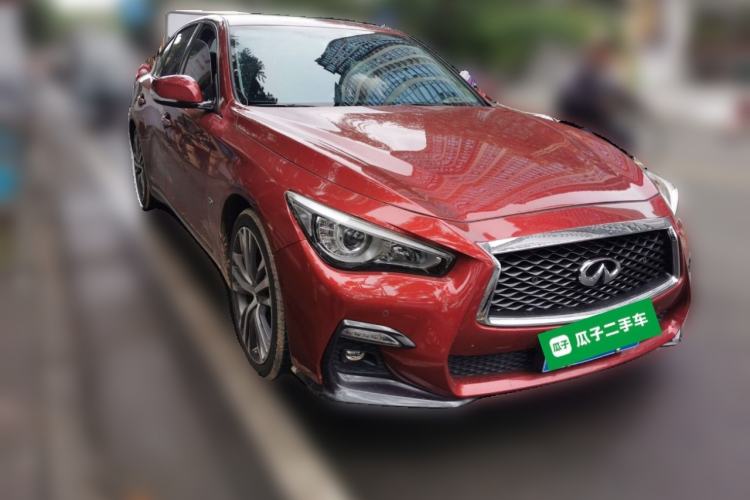 Used Infiniti Q50L 2018 2.0T Elite Sport Version China V Standard Front Right 45 Deg