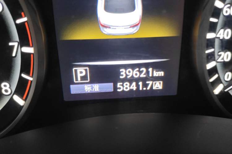 Used Infiniti Q50L 2018 2.0T Elite Sport Version China V Standard Odometer Close Up