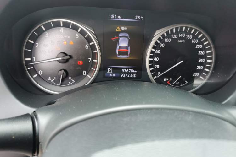 Used Infiniti Q50L 2018 2.0T Elite Sport Version China V Standard Odometer Close Up
