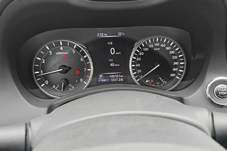 Used Infiniti Q50L 2018 2.0T Elite Sport Version China V Standard Odometer Close Up