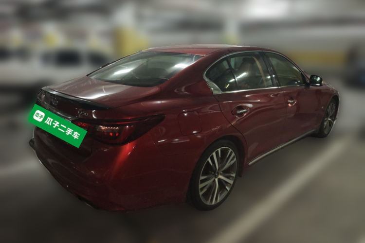 Used Infiniti Q50L 2018 2.0T Elite Sport Version China V Standard Rear Right 45 Deg