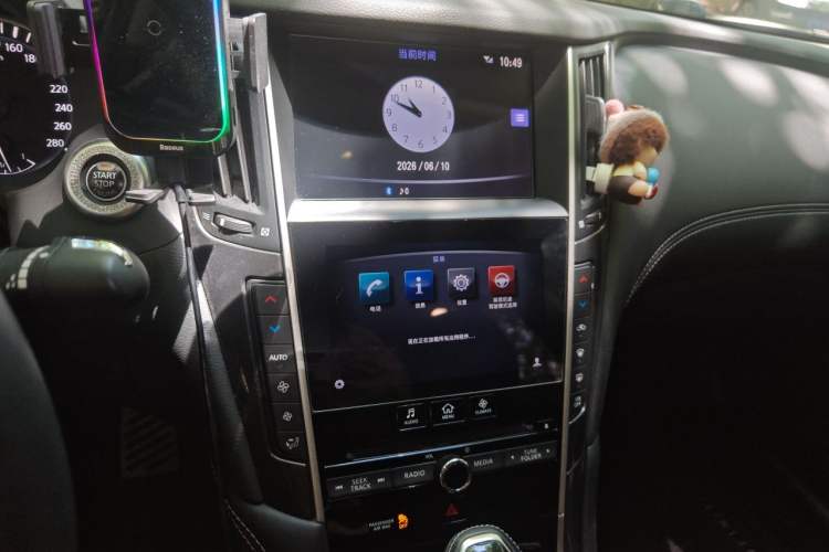 Used Infiniti Q50L 2018 2.0T Comfort Edition China V Standard Audio And AC Panel