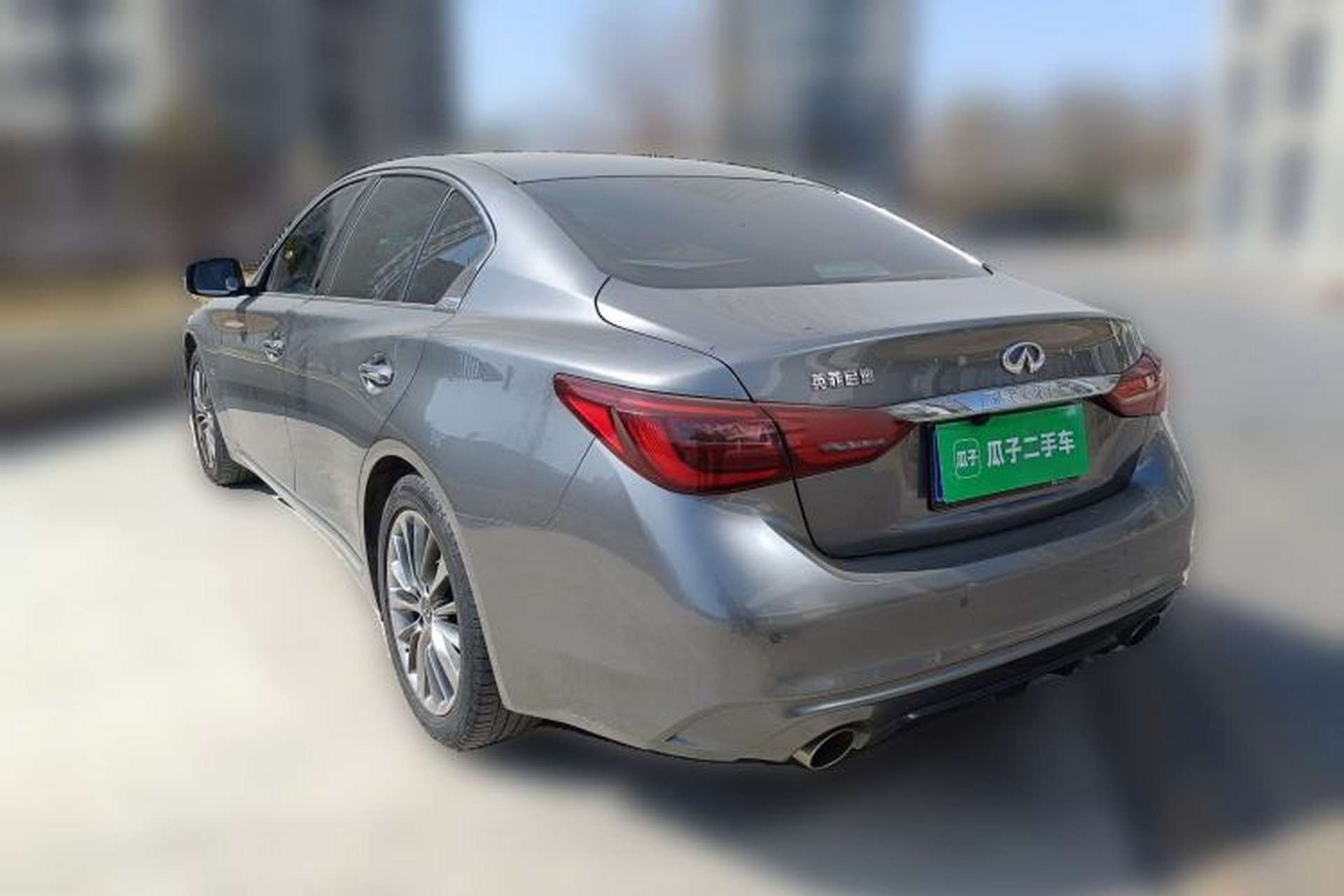 Used Infiniti Q50L 2018 2.0T Enjoyment Version China V Standard Rear Left 45 Deg