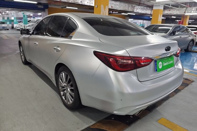 Used Infiniti Q50L 2018 2.0T Enjoyment Version China VI Standard Rear Left 45 Deg