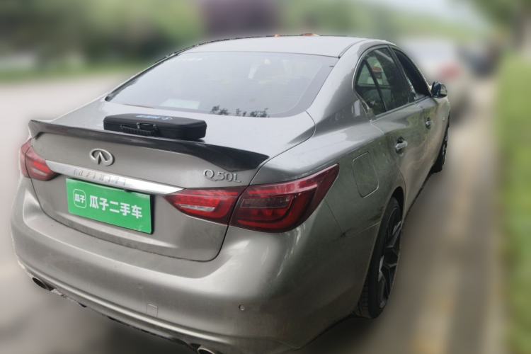 Used Infiniti Q50L 2018 2.0T Enjoyment Version China VI Standard Rear Right 45 Deg