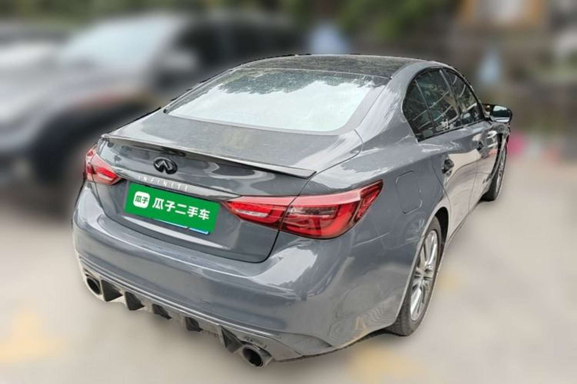 Used Infiniti Q50L 2018 2.0T Enjoyment Version China V Standard Rear Right 45 Deg
