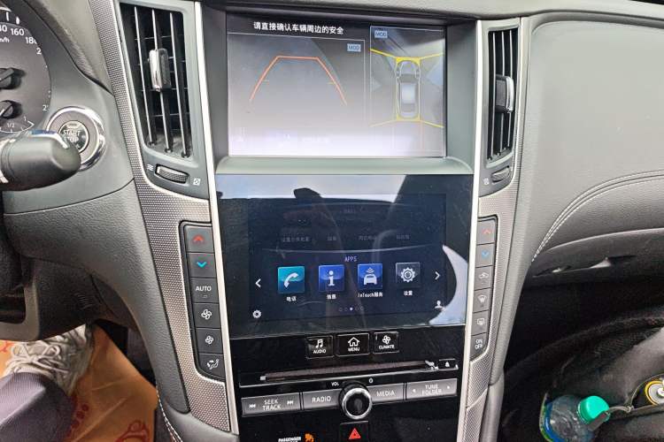 Used Infiniti Q50L 2018 2.0T Enjoyment Version China VI Standard Audio And AC Panel