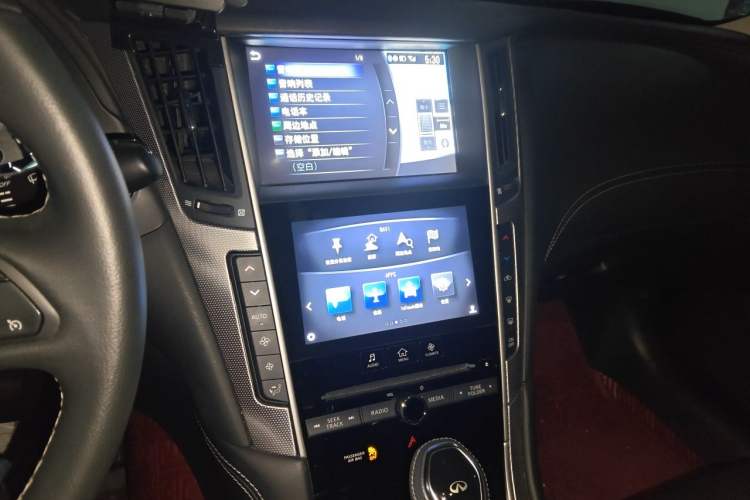 Used Infiniti Q50L 2018 2.0T Enjoyment Version China VI Standard Audio And AC Panel