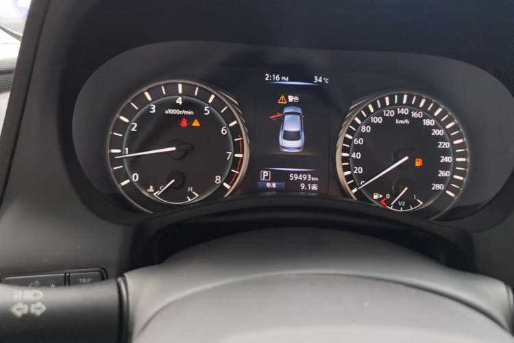 Used Infiniti Q50L 2018 2.0T Comfort Edition China VI Standard Instrument Cluster