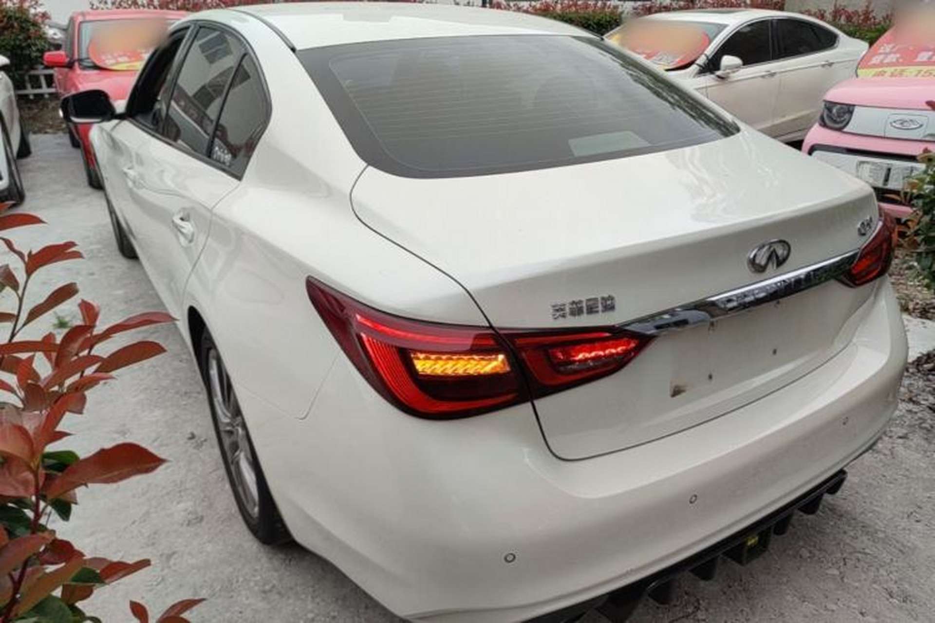 Used Infiniti Q50L 2018 2.0T Enjoyment Version China VI Standard Rear Left 45 Deg