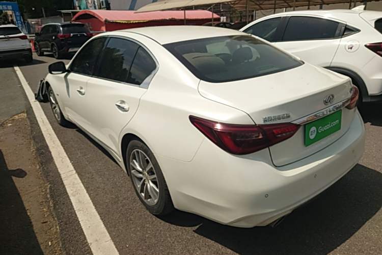 Used Infiniti Q50L 2018 2.0T Comfort Edition China VI Standard Rear Left 45 Deg