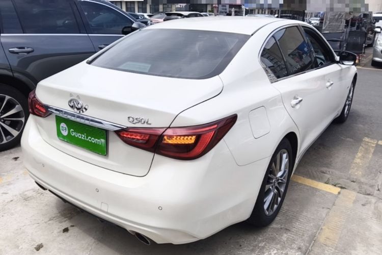 Used Infiniti Q50L 2018 2.0T Enjoyment Version China VI Standard Rear Right 45 Deg