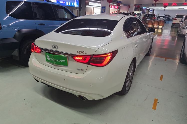 Used Infiniti Q50L 2018 2.0T Enjoyment Version China V Standard Rear Right 45 Deg