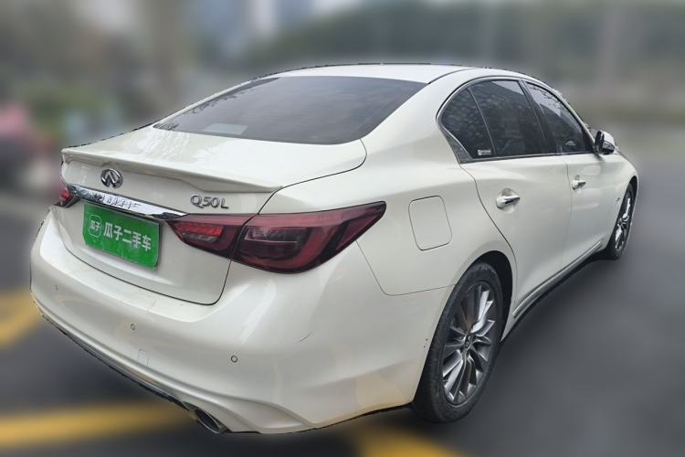 Used Infiniti Q50L 2018 2.0T Enjoyment Edition China V standard Rear Right 45 Deg