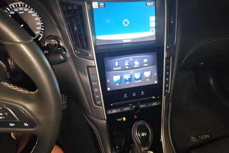 Used Infiniti Q50L 2019 2.0T 30th Anniversary Limited Edition Audio And AC Panel