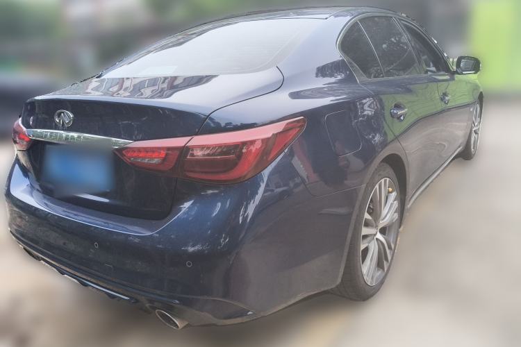 Used Infiniti Q50L 2019 2.0T 30th Anniversary Limited Edition Rear Right 45 Deg