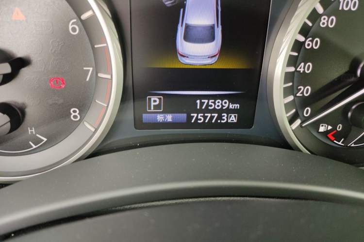 Used Infiniti Q50L 2021 2.0T Enjoyment Sport Edition Odometer Close Up