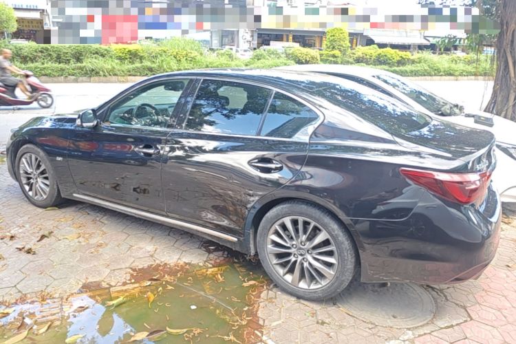 Used Infiniti Q50L 2021 2.0T Enjoyment Edition Rear Left 45 Deg