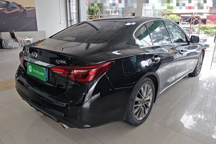 Used Infiniti Q50L 2021 2.0T Enjoyment Edition Rear Right 45 Deg