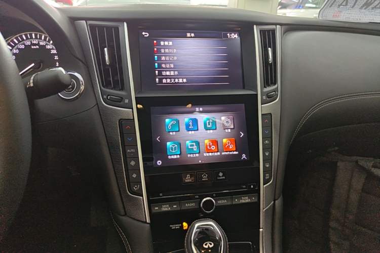 Used Infiniti Q50L 2021 2.0T Enjoyment Edition Audio And AC Panel