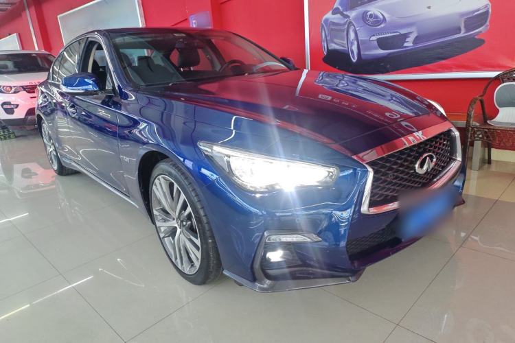 Used Infiniti Q50L 2021 2.0T Enjoyment Sport Edition Front Right 45 Deg