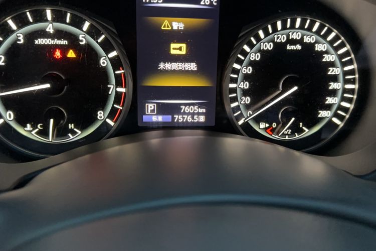 Used Infiniti Q50L 2021 2.0T Enjoyment Sport Edition Odometer Close Up