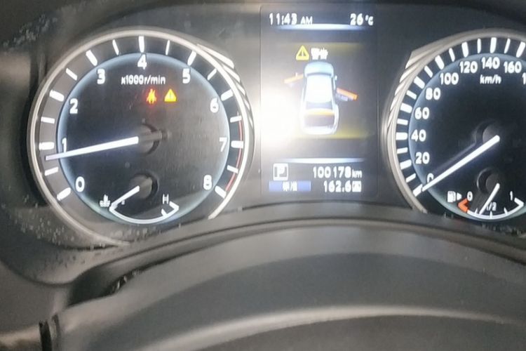 Used Infiniti Q50L 2021 2.0T Enjoyment Sport Edition Odometer Close Up