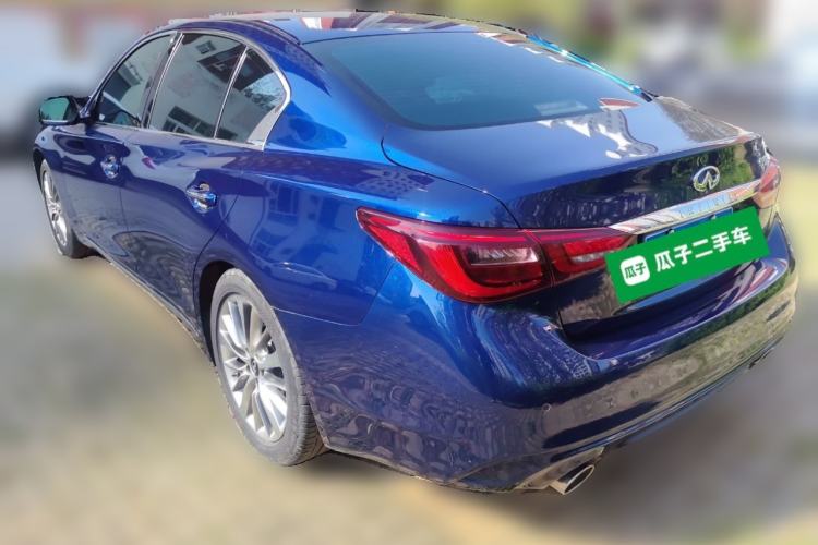 Used Infiniti Q50L 2021 2.0T Enjoyment Edition Rear Left 45 Deg