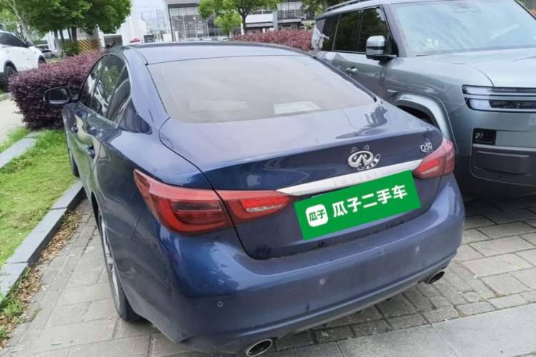 Used Infiniti Q50L 2021 2.0T Enjoyment Edition Rear Left 45 Deg