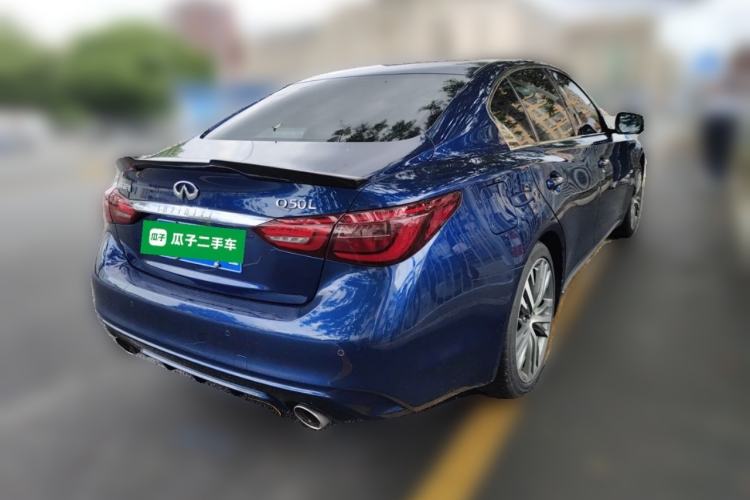 Used Infiniti Q50L 2021 2.0T Enjoyment Sport Edition Rear Right 45 Deg
