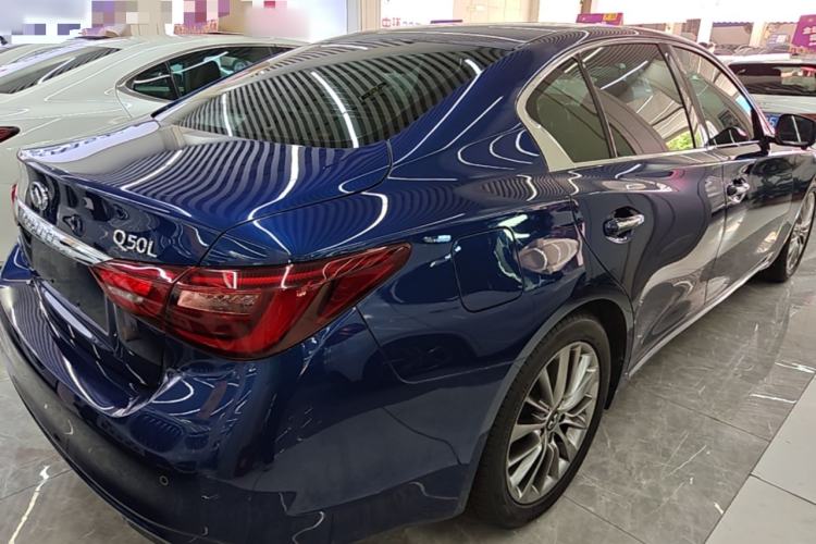 Used Infiniti Q50L 2021 2.0T Enjoyment Edition Rear Right 45 Deg