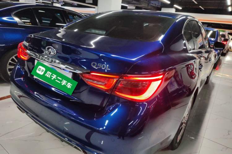 Used Infiniti Q50L 2021 2.0T Enjoyment Edition Rear Right 45 Deg