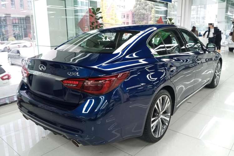 Used Infiniti Q50L 2021 2.0T Enjoyment Sport Edition Rear Right 45 Deg