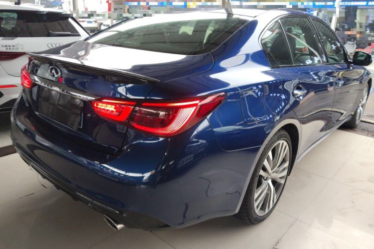 Used Infiniti Q50L 2021 2.0T Enjoyment Sport Edition Rear Right 45 Deg
