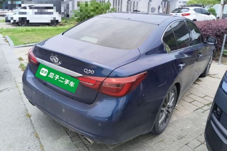 Used Infiniti Q50L 2021 2.0T Enjoyment Edition Rear Right 45 Deg