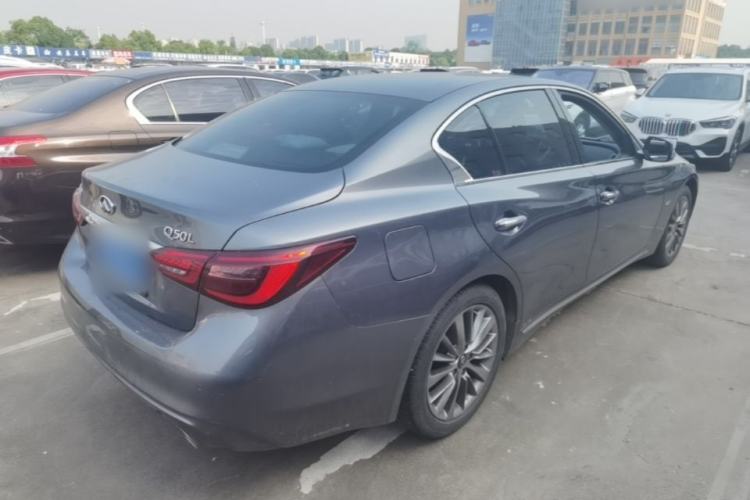 Used Infiniti Q50L 2021 2.0T Enjoyment Edition Rear Right 45 Deg