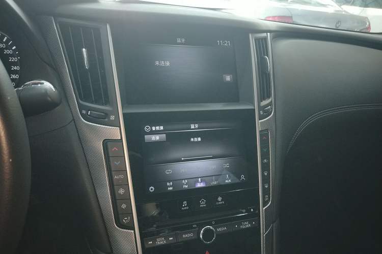 Used Infiniti Q50L 2021 2.0T Enjoyment Edition Audio And AC Panel