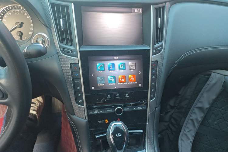 Used Infiniti Q50L 2021 2.0T Enjoyment Edition Audio And AC Panel