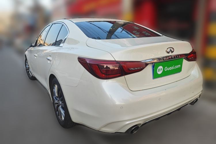 Used Infiniti Q50L 2021 2.0T Enjoyment Edition Rear Left 45 Deg