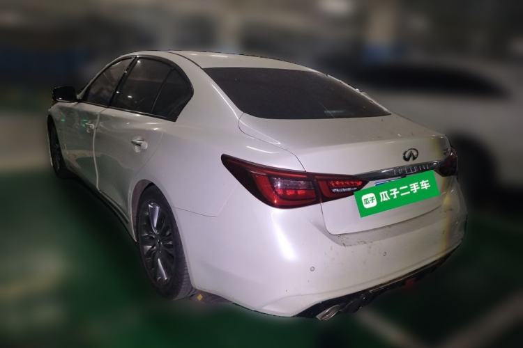 Used Infiniti Q50L 2021 2.0T Enjoyment Edition Rear Left 45 Deg