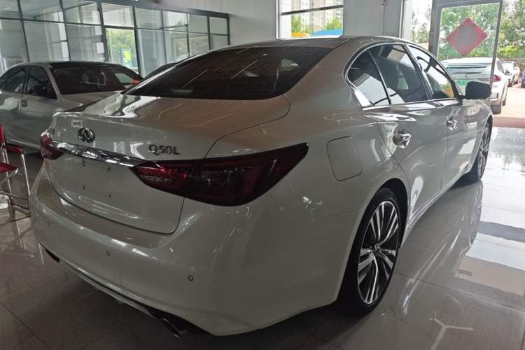 Used Infiniti Q50L 2021 2.0T Enjoyment Sport Edition Rear Right 45 Deg