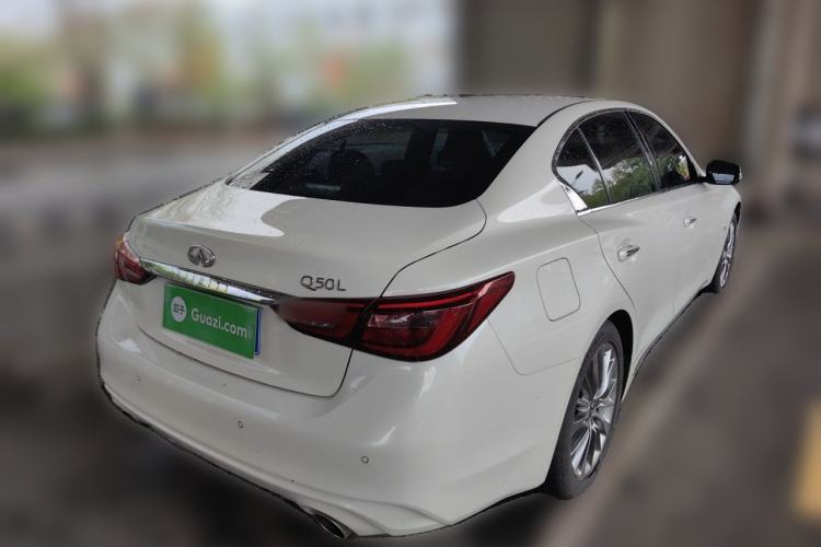 Used Infiniti Q50L 2021 2.0T Enjoyment Edition Rear Right 45 Deg