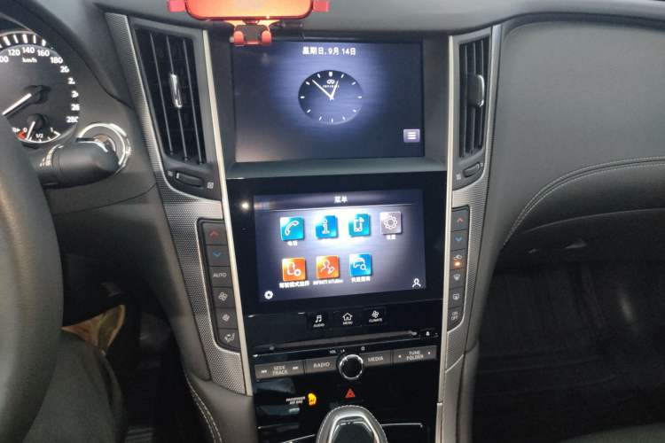 Used Infiniti Q50L 2022 2.0T Enjoyment Edition Audio And AC Panel