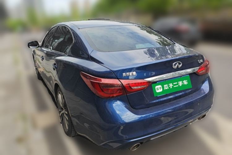 Used Infiniti Q50L 2022 2.0T Enjoyment Edition Rear Left 45 Deg
