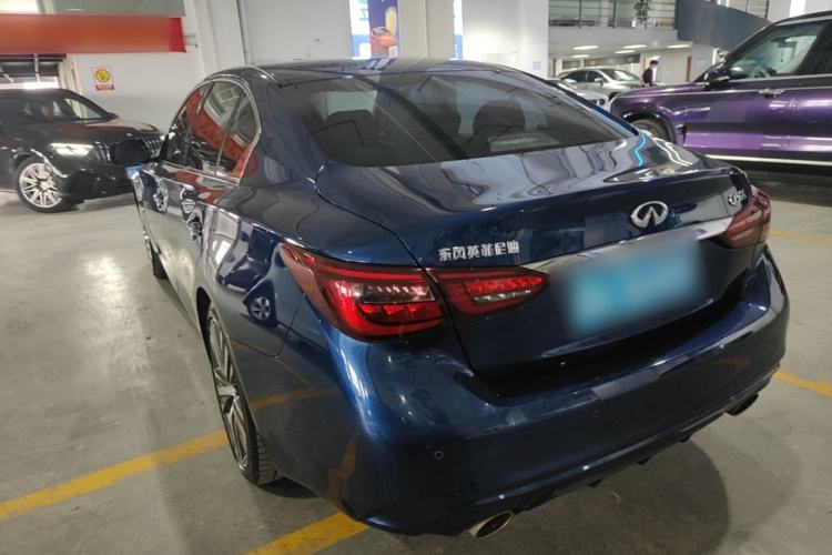 Used Infiniti Q50L 2022 2.0T Enjoyment Edition Rear Left 45 Deg