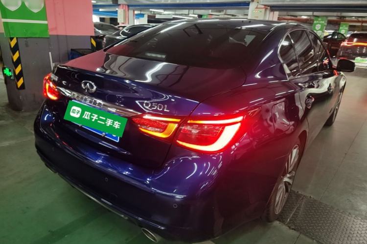 Used Infiniti Q50L 2022 2.0T Enjoyment Edition Rear Right 45 Deg