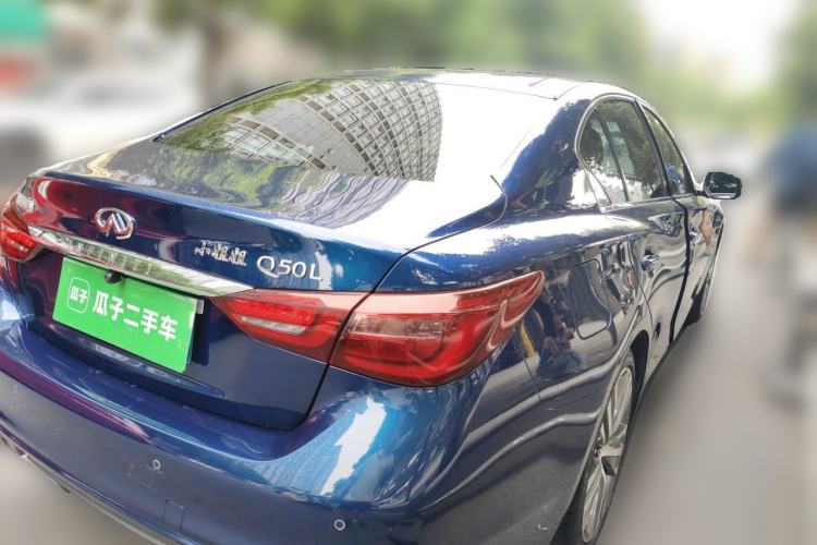 Used Infiniti Q50L 2022 2.0T Enjoyment Edition Rear Right 45 Deg
