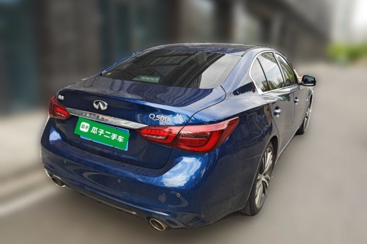 Used Infiniti Q50L 2022 2.0T Enjoyment Edition Rear Right 45 Deg